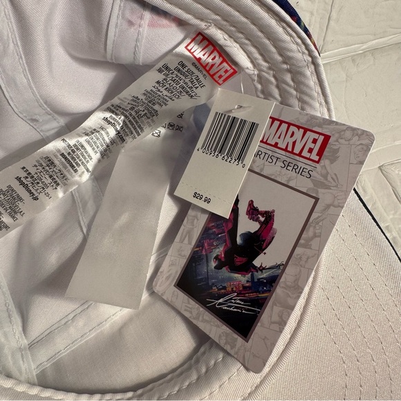 New Disney Marvel Spider-Man: Miles Morales Artist Series Baseball Cap by Mateus - Picture 3 of 9